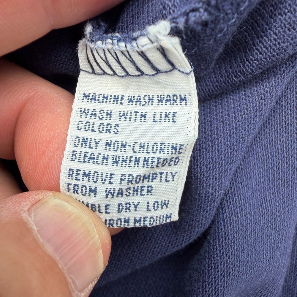 Vintage Polo Ralph Lauren Polo Mens L Blue US Open 2005 Big Pony Shirt - Picture 6 of 11
